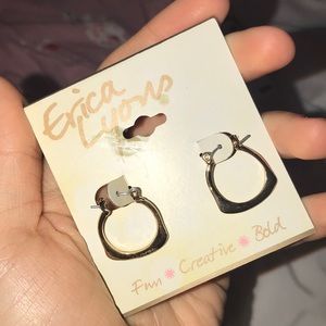 Erica Lyons gold earrings